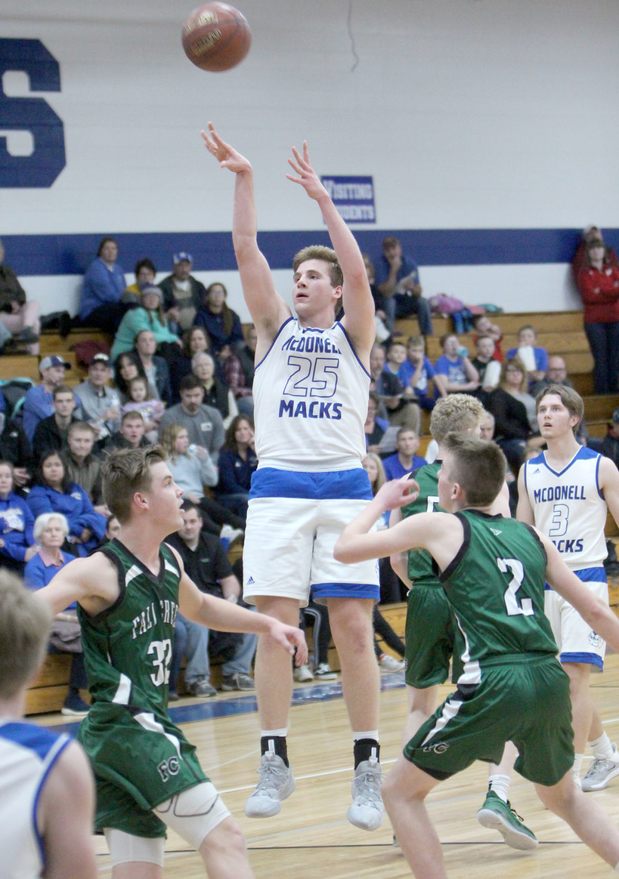 Fall Creek at McDonell boys basketball 12-20-19